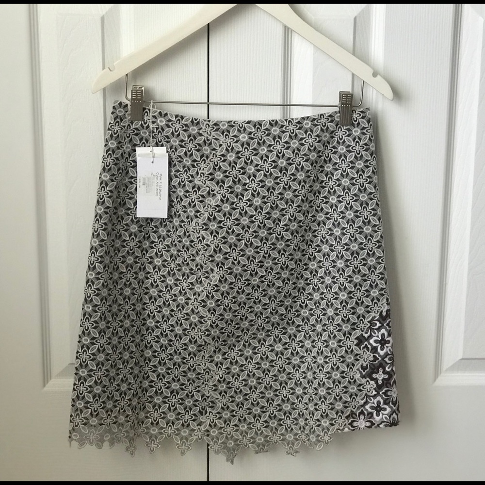 3.1 Phillips Lim textured floral patchwork skirt